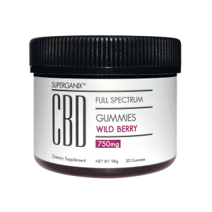 Superganix CBD Gummies Wild Berry 750mg