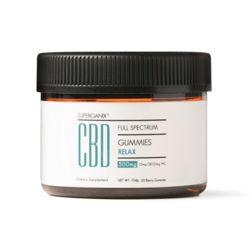 Superganix CBD Relax Gummies 500mg