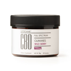Superganix CBD Wild Berry Gummies 750mg