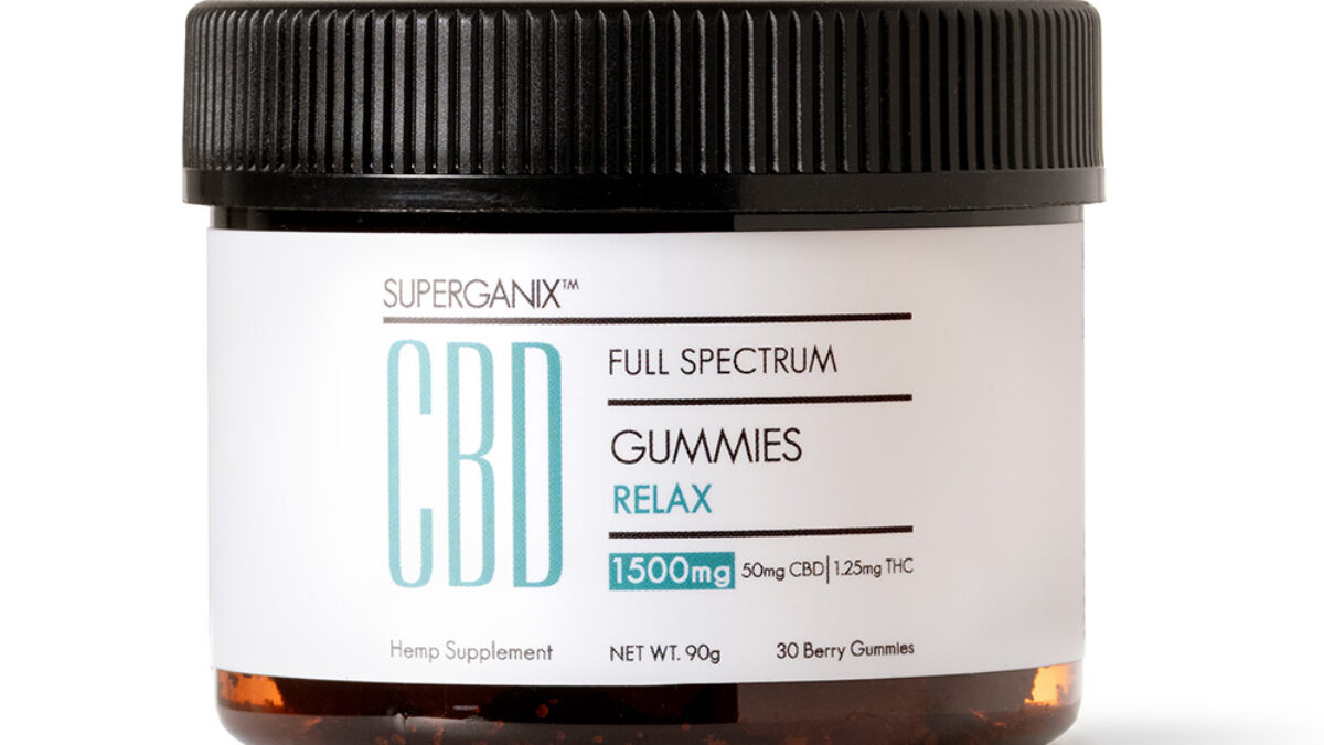50 MG CBD, 1.25 MG THC 1500mg RELAX CBD Gummies